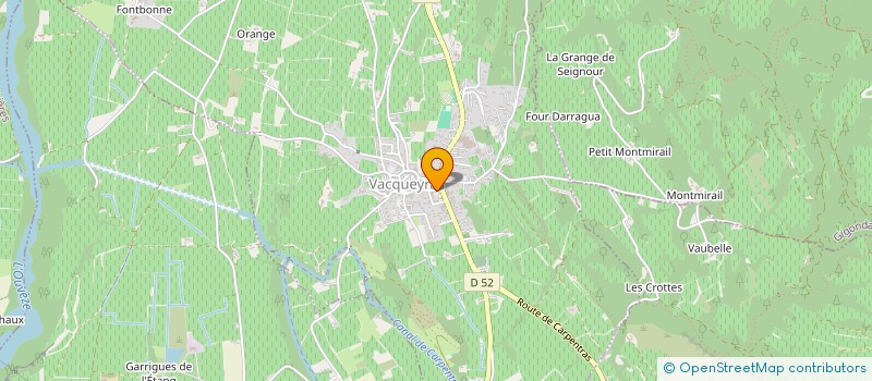 localisation de l'entreprise DOMAINE CHAPELLE SAINT JOSEPH  VACQUEYRAS