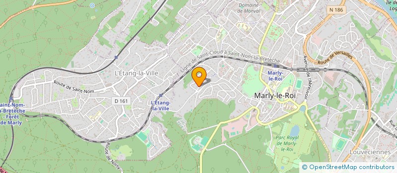 localisation de l'entreprise DOMAINE CHASTAIGNERAIE  MARLY-LE-ROI