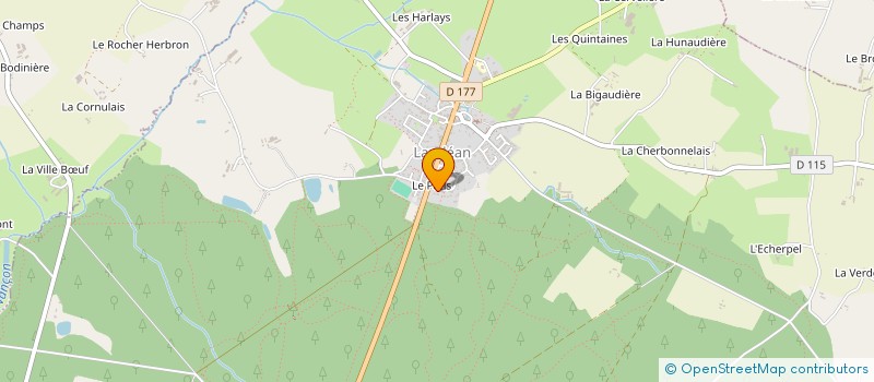 localisation de l'entreprise DOMAINE CHATEAU DU BOIS GUY  PARIGNE