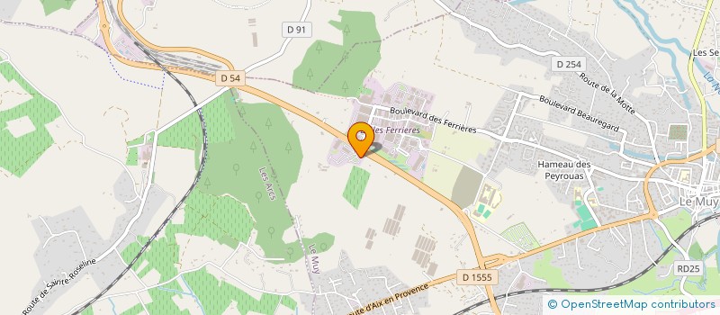 localisation de l'entreprise DOMAINE CHATEAU DU ROUET  LE MUY