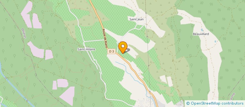 localisation de l'entreprise DOMAINE CHATEAU LA NOVA à OLLIERES