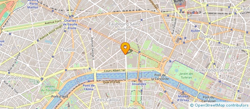 localisation de l'entreprise DOMAINE CLARENCE DILLON à PARIS