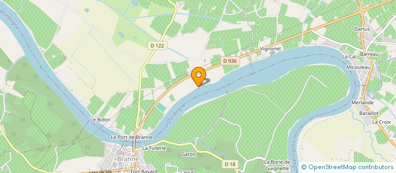 localisation de l'entreprise DOMAINE CLEMENT MOUTY  SAINT-SULPICE-DE-FALEYRENS