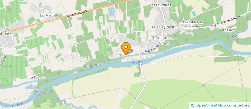 localisation de l'entreprise DOMAINE CORMIER PERE ET FILS  CHATILLON-SUR-CHER