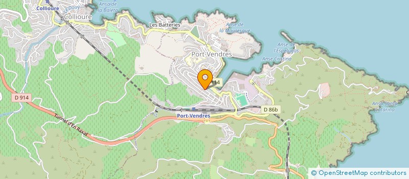 localisation de l'entreprise DOMAINE COSPRONS  PORT-VENDRES