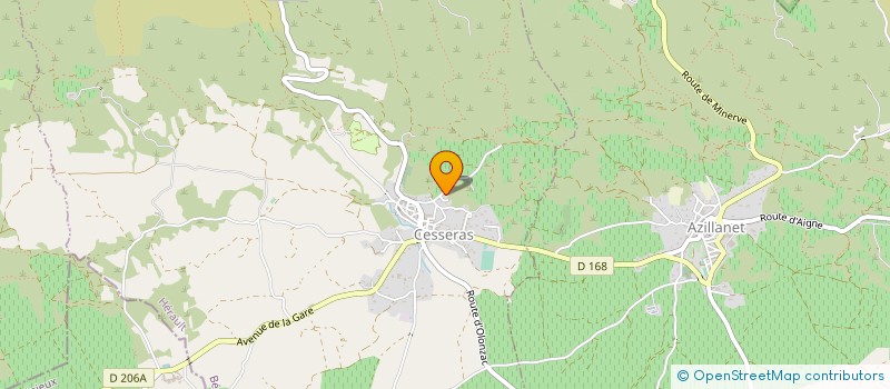 localisation de l'entreprise DOMAINE COUDOULET à CESSERAS
