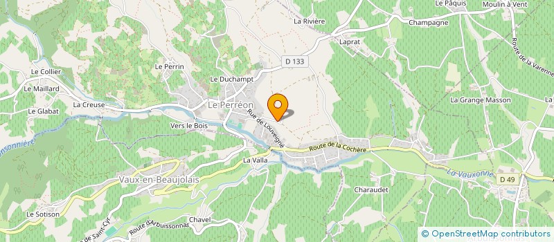 localisation de l'entreprise DOMAINE CROSO BONNIER  LE PERREON