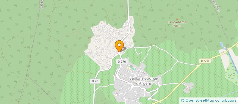 localisation de l'entreprise DOMAINE D'AGOULT à OLLIERES