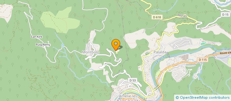 localisation de l'entreprise DOMAINE D'AL SOLA  MONTBOLO