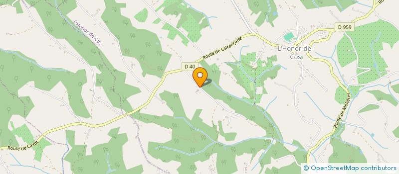 localisation de l'entreprise DOMAINE D'ALANIA  L'HONOR-DE-COS