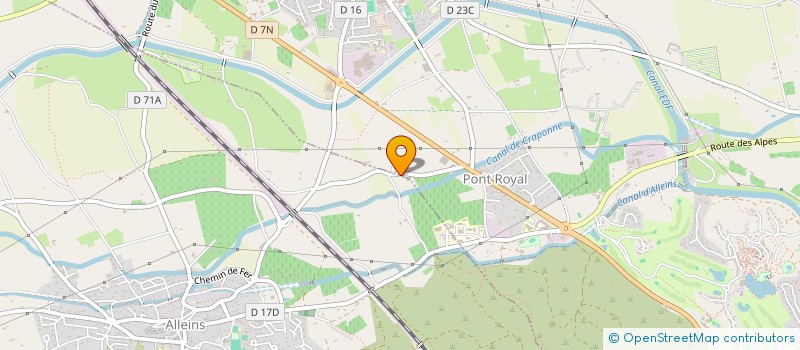 localisation de l'entreprise DOMAINE D'AME ASCOBE  ALLEINS