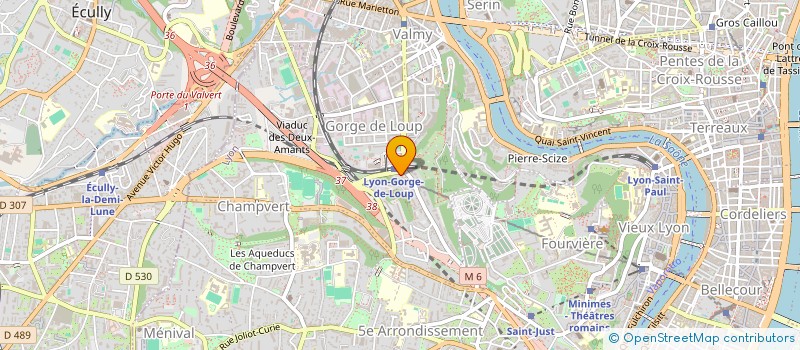 localisation de l'entreprise DOMAINE D'ANJOU  LYON