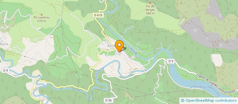 localisation de l'entreprise DOMAINE D'ANSIGNAN  ANSIGNAN