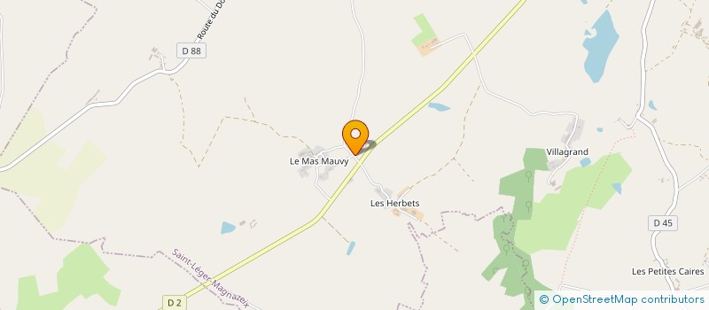 localisation de l'entreprise DOMAINE D'ANTAN à SAINT-LEGER-MAGNAZEIX