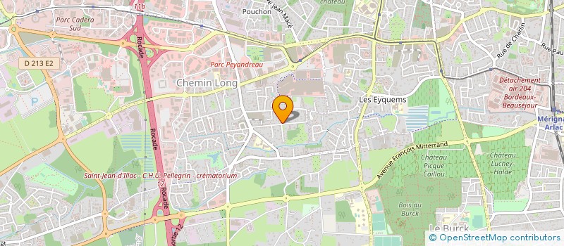 localisation de l'entreprise DOMAINE D'ARLAC  MERIGNAC