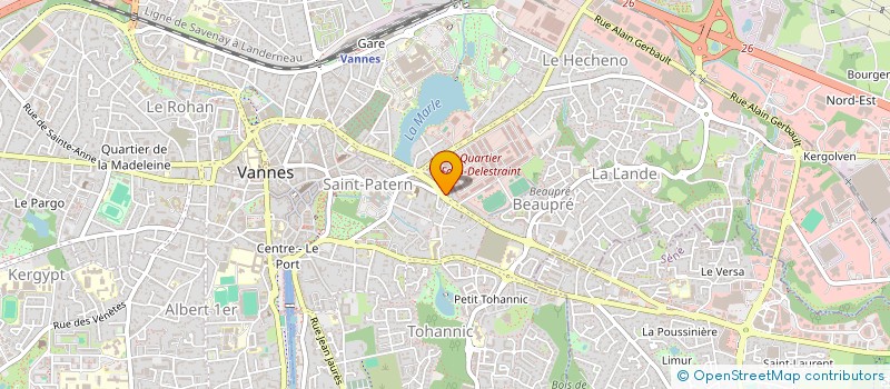 localisation de l'entreprise DOMAINE D'ARTIGNY à VANNES