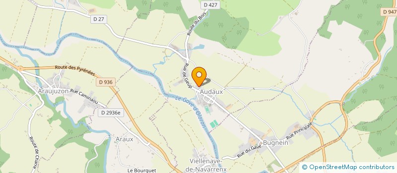 localisation de l'entreprise DOMAINE D'AUDAUX à AUDAUX