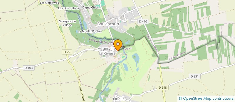 localisation de l'entreprise DOMAINE D AUGERVILLE  AUGERVILLE-LA-RIVIERE