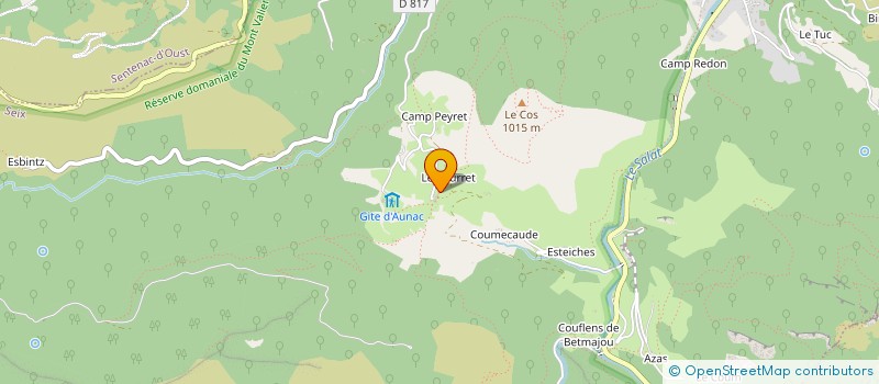 localisation de l'entreprise DOMAINE D'AUNAC à SEIX