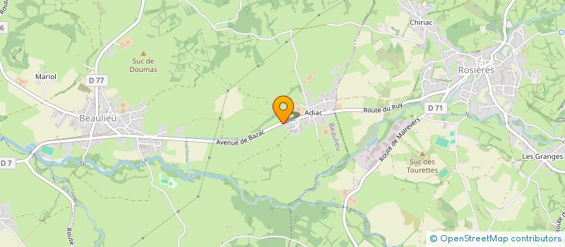 localisation de l'entreprise DOMAINE D'EDEN  BEAULIEU