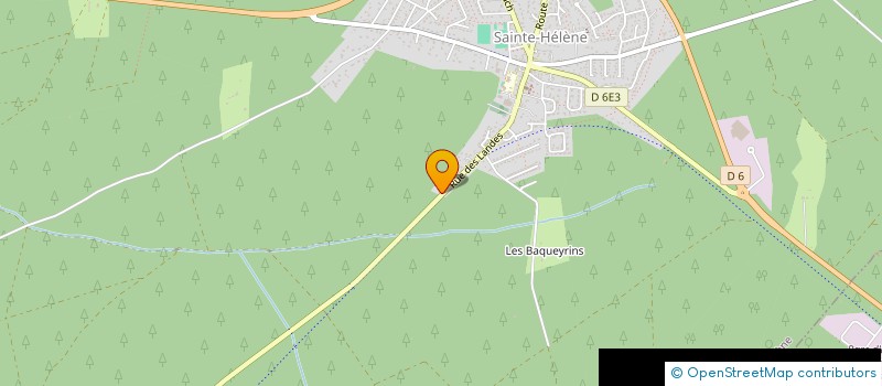 localisation de l'entreprise DOMAINE D'ELMA  SAINTE-HELENE
