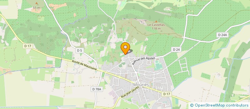 localisation de l'entreprise DOMAINE D'EM-MA à MOURIES