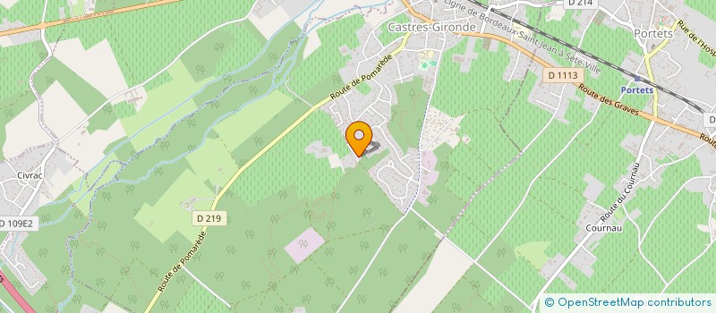 localisation de l'entreprise DOMAINE D'EQUIZARRA  CASTRES-GIRONDE