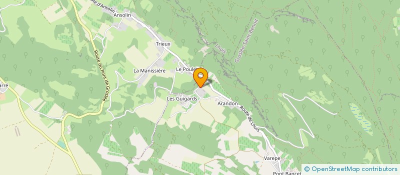 localisation de l'entreprise DOMAINE D'ICI LA à GROSLEE-SAINT-BENOIT