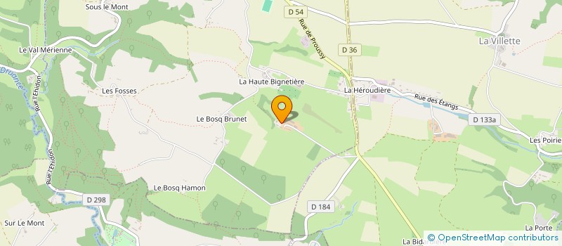 localisation de l'entreprise DOMAINE D'ORBIGNY  CONDE-EN-NORMANDIE