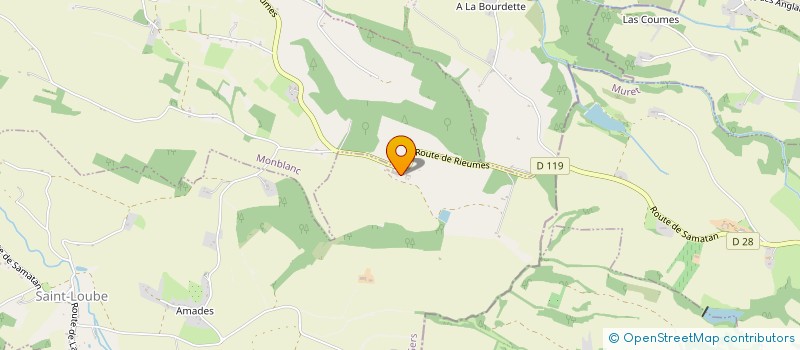 localisation de l'entreprise DOMAINE D ORPHEE  SAINT-LOUBE