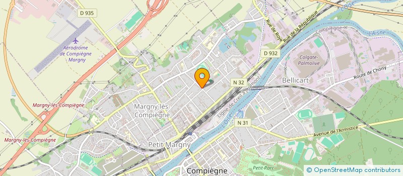 localisation de l'entreprise DOMAINE DAGRE  MARGNY-LES-COMPIEGNE