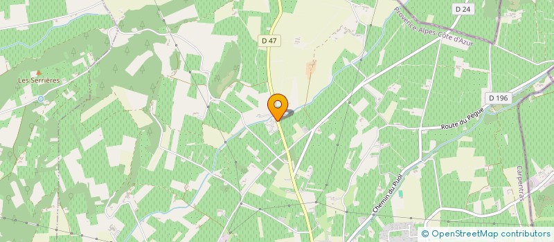 localisation de l'entreprise DOMAINE DE BARIOL à VALREAS