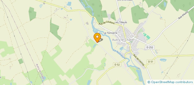 localisation de l'entreprise DOMAINE DE BEAU-LIEVRE à AUTRY-LE-CHATEL
