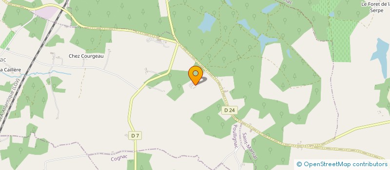 localisation de l'entreprise DOMAINE DE BEAULIEU RIP à POULLIGNAC