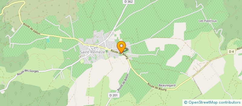 localisation de l'entreprise DOMAINE DE BEAUREGARD  SAINT-REMEZE