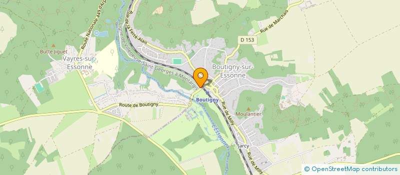localisation de l'entreprise DOMAINE DE BELESBATS ET CIE à BOUTIGNY-SUR-ESSONNE