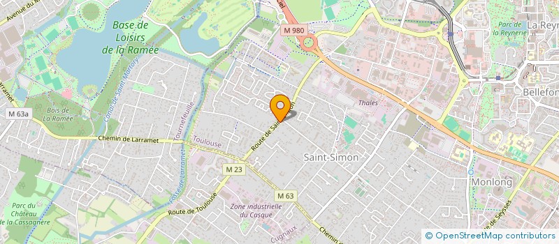 localisation de l'entreprise DOMAINE DE BELLERIVE à TOULOUSE