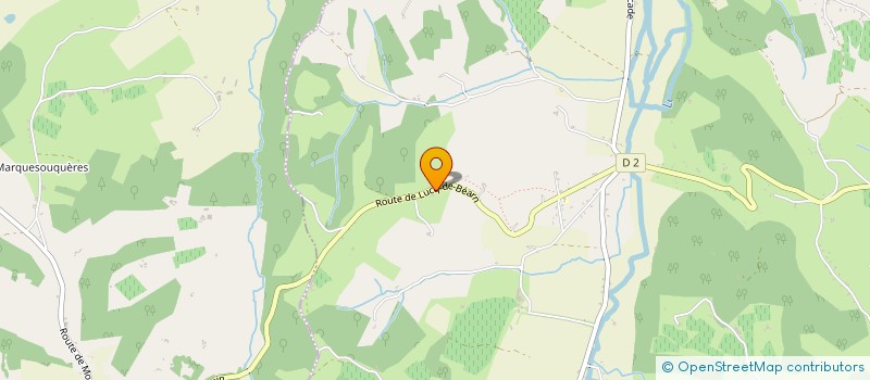 localisation de l'entreprise DOMAINE DE BERDUCQ  MONEIN