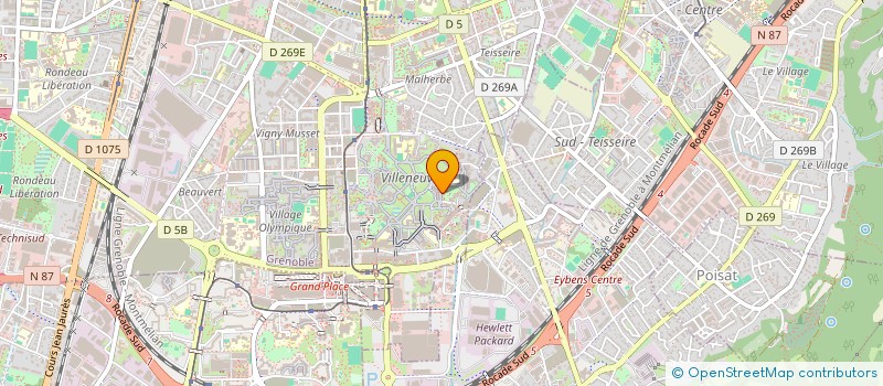 localisation de l'entreprise DOMAINE DE BERNUS  GRENOBLE