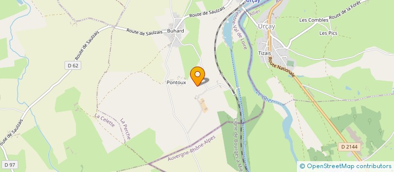 localisation de l'entreprise DOMAINE DE BEUVRON  LA PERCHE