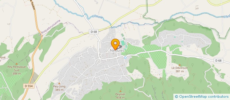 localisation de l'entreprise DOMAINE DE BEZUD à MAZAUGUES