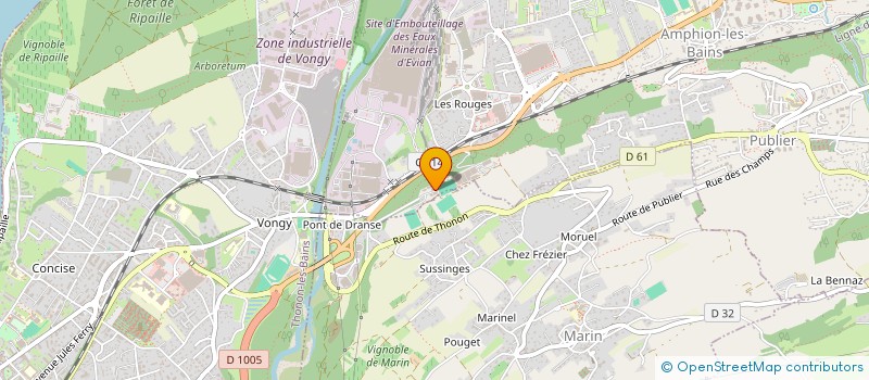 localisation de l'entreprise DOMAINE DE BLONAY  PUBLIER