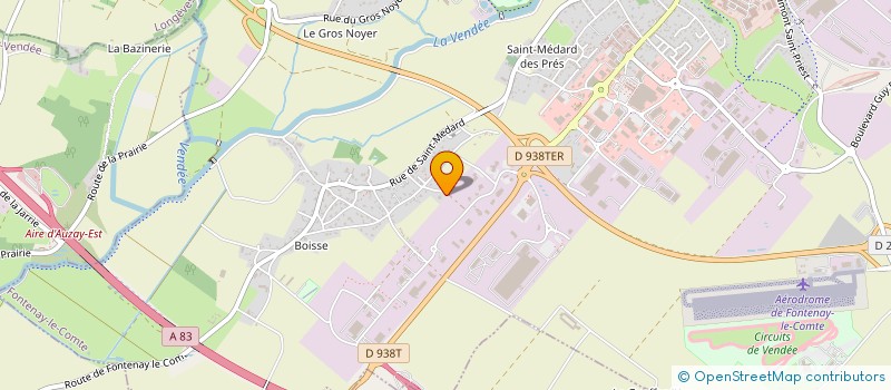 localisation de l'entreprise DOMAINE DE BOISSE  FONTENAY-LE-COMTE