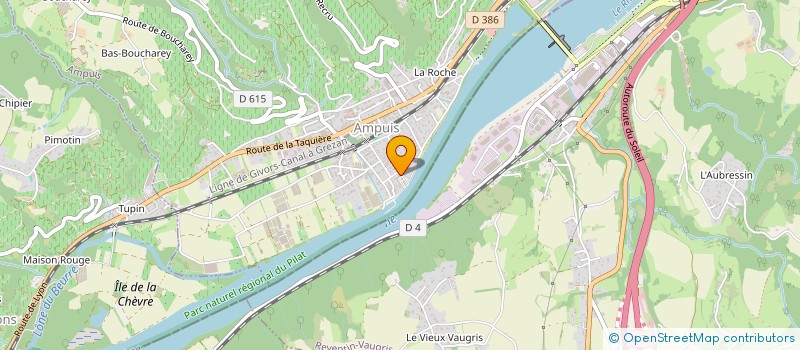 localisation de l'entreprise DOMAINE DE BONSERINE à AMPUIS