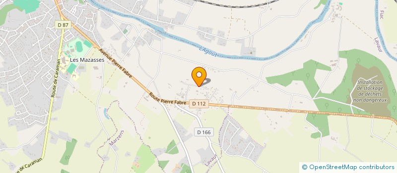 localisation de l'entreprise DOMAINE DE BORIES  LAVAUR