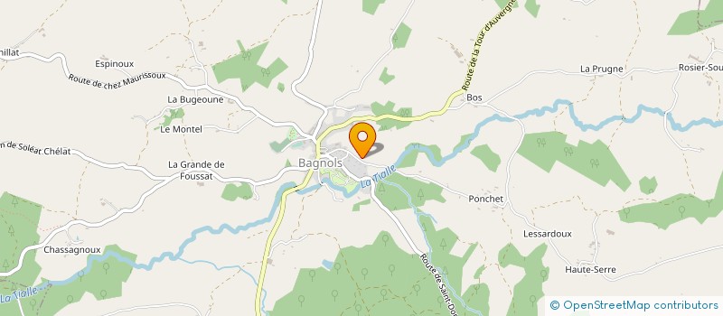 localisation de l'entreprise DOMAINE DE BOS  BAGNOLS
