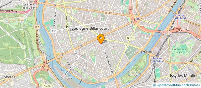 localisation de l'entreprise DOMAINE DE BRIVES à BOULOGNE-BILLANCOURT