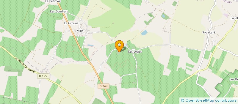 localisation de l'entreprise DOMAINE DE BRIZE-EARL à TERRANJOU