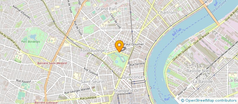 localisation de l'entreprise DOMAINE DE BROUSTET à BORDEAUX