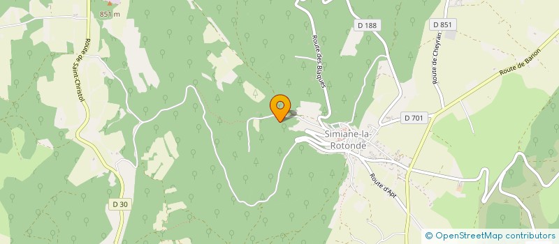 localisation de l'entreprise DOMAINE DE CAMBIS  SIMIANE-LA-ROTONDE